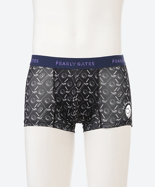 ゴルフボールにこちゃん柄 ボクサーパンツ 前閉じ | PEARLY GATES (Men