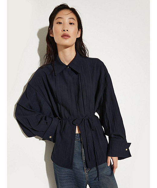 アジターレ クリンクル アンヴェル サテン ジャケット