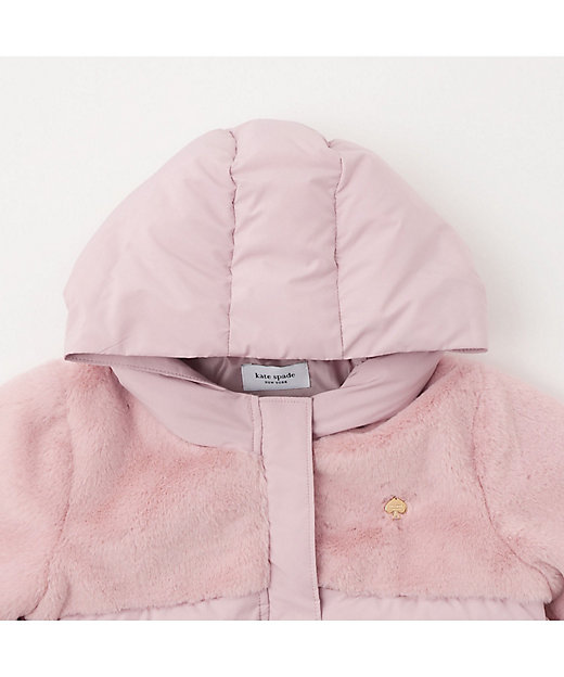 フェイクファー切り替え中綿ジャケット 8554500 | KATE SPADE