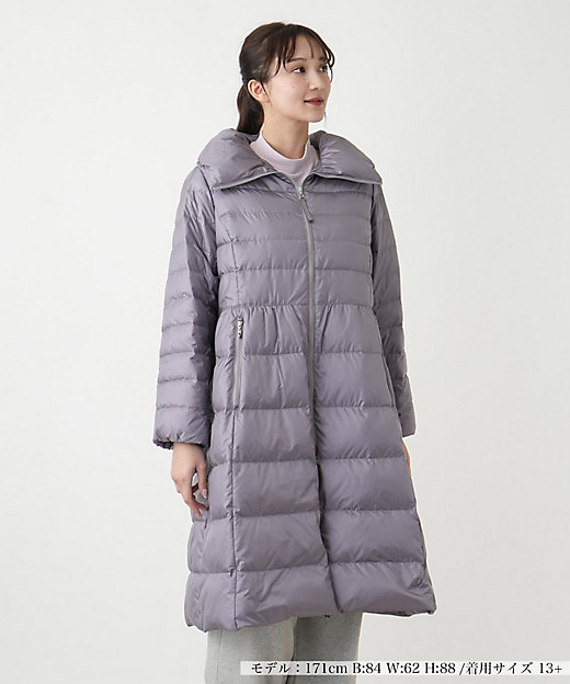ロングダウンコート【Leilian WHITE LABEL