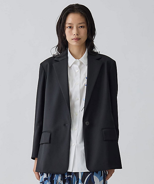 ライトサテンストレッチジャケット | LANVIN COLLECTION (Women