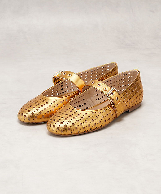 パンチングレザーバレエシューズ | LANVIN en Bleu (Women)/ランバン