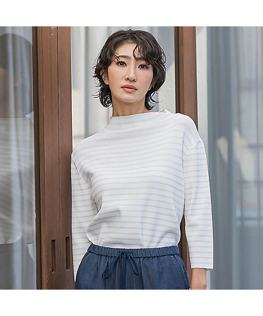 大きいサイズ】モックネックニット | la.f（Women/大きいサイズ