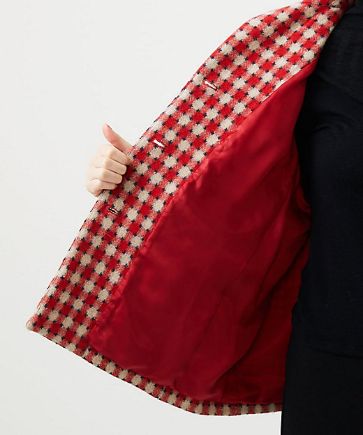 チェック柄ショートコート | Sybilla (Women)/シビラ | 三越伊勢丹