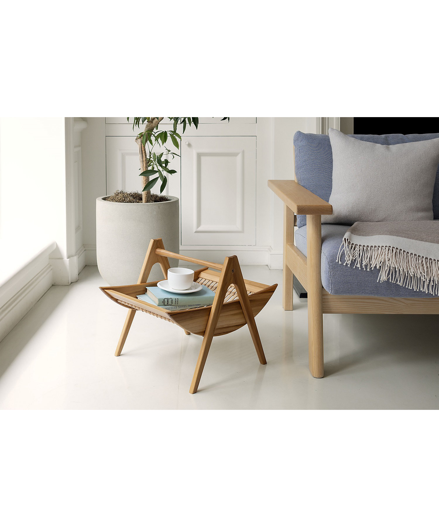 受注商品】＜NO．544 マガジンラック＞ナチュラル | maruni