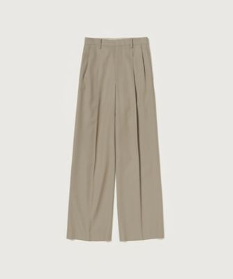 LIGHT WOOL MAX GABARDINE TWO－TUCK