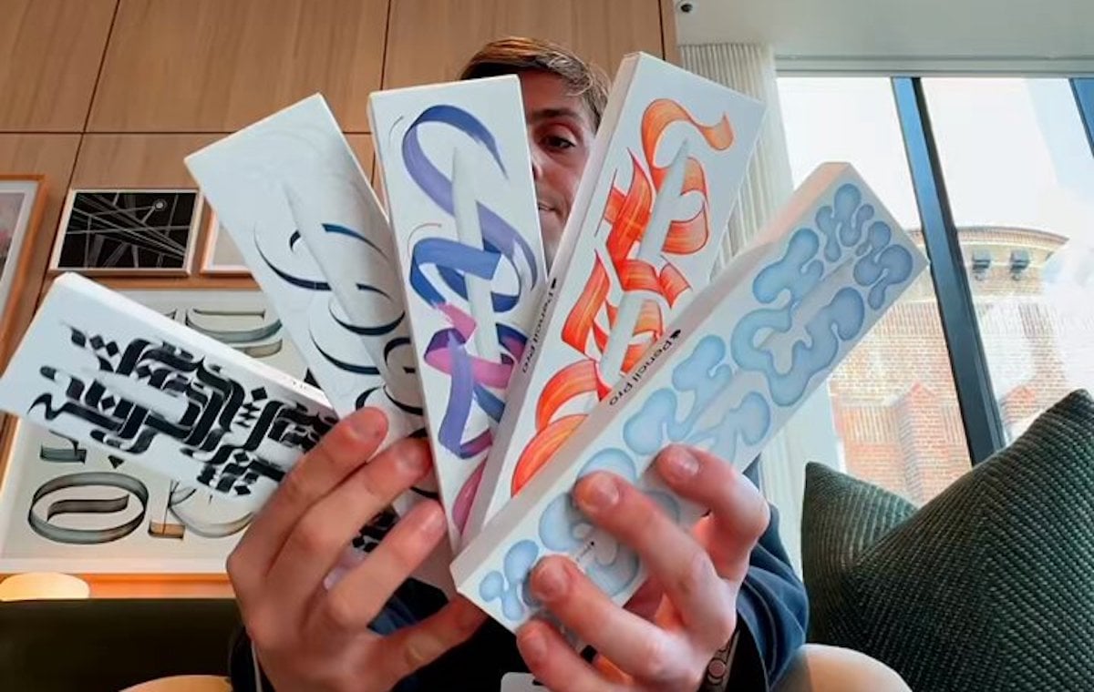 Apple Pencil Proのパッケージデザインが5種類〜どれが届くか