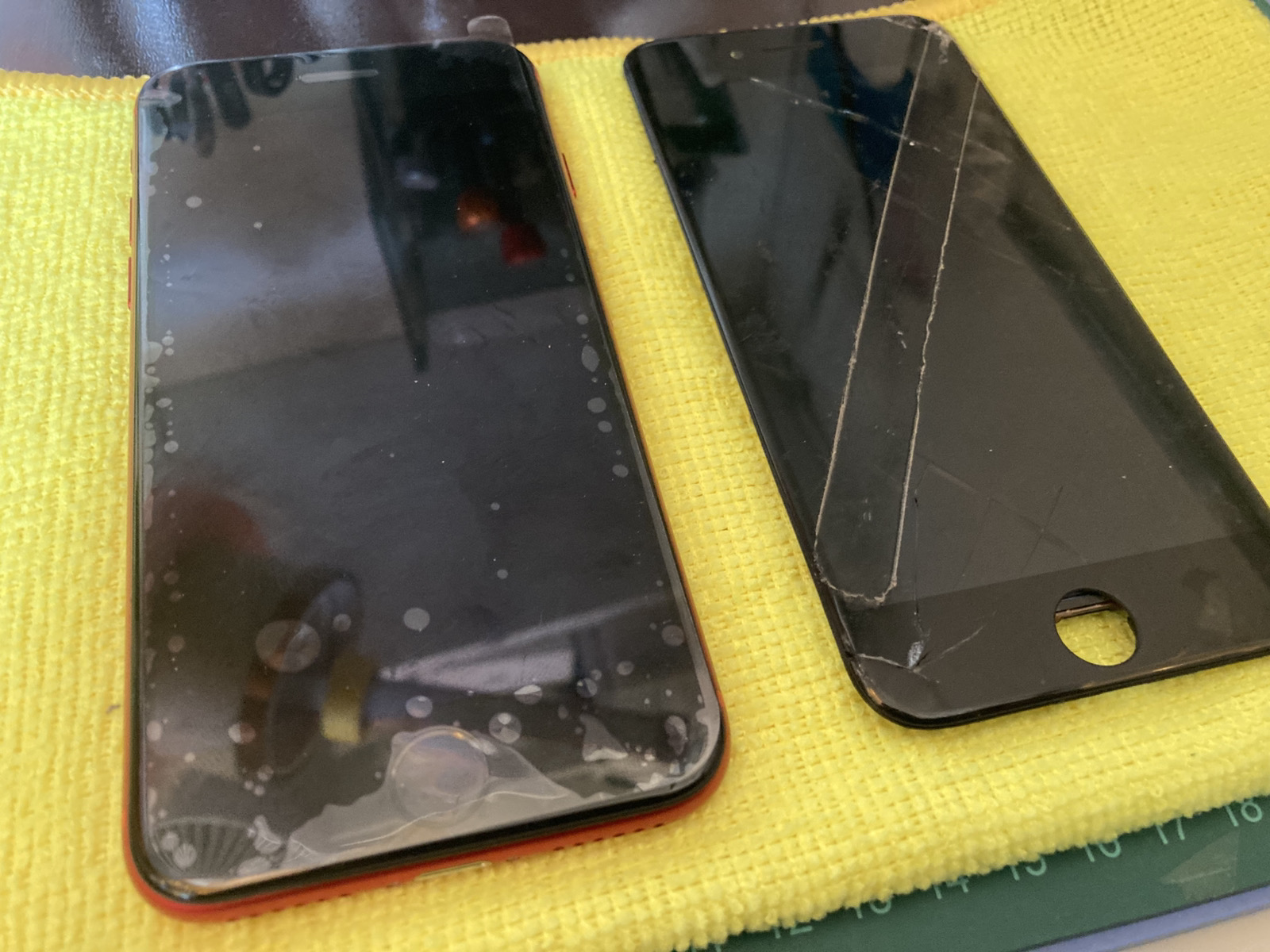 iPhone8 中古品 画面割れ・欠けあり 画面の割れたiphone8の買取実績