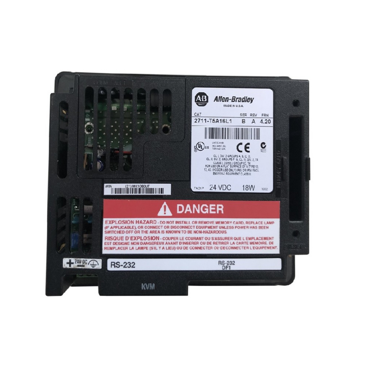 2711-T5A16L1 | Allen-Bradley PanelView 550 Mono/Touch DC Power