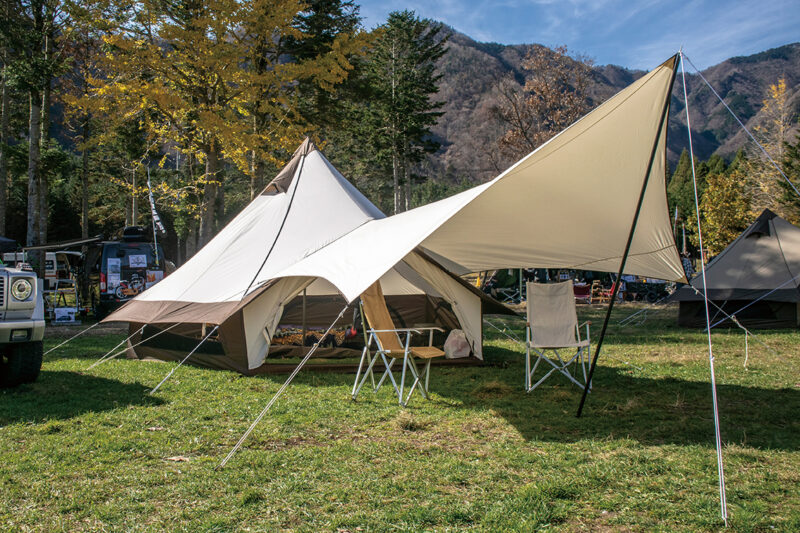 ogawaのシステムタープペンタ4x4 T/Cの紹介＆張り方