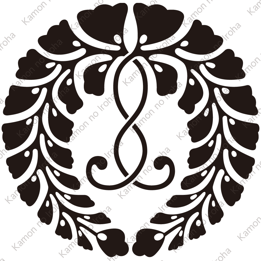 六条藤紋（ろくじょうふじ）：家紋のいろは