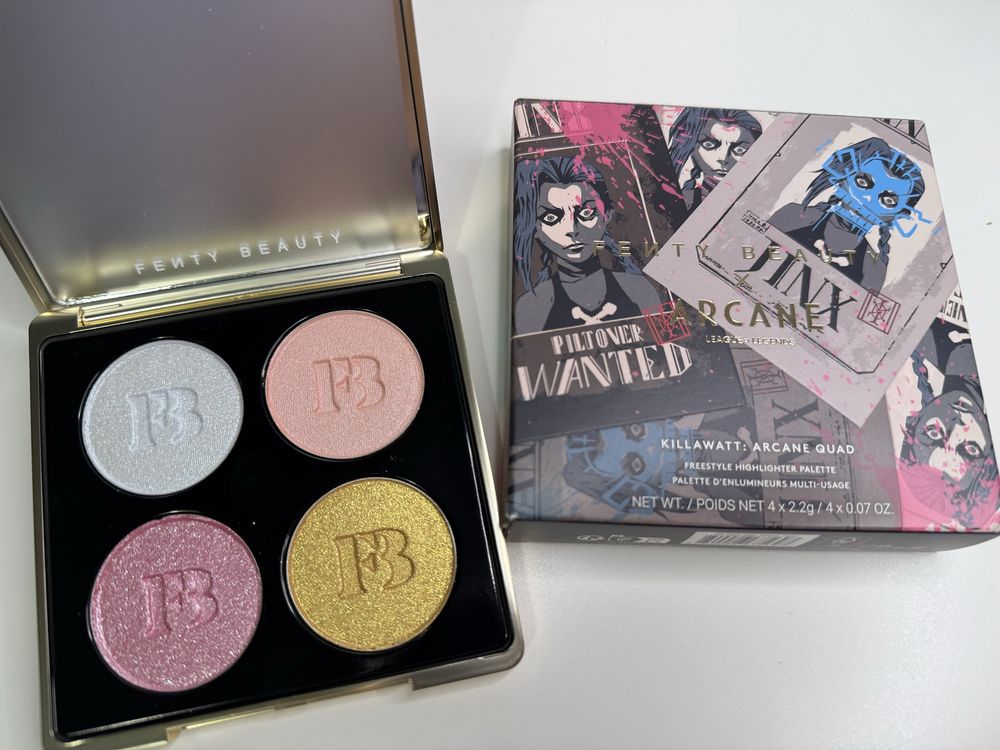Paleta cieni rozświetlaczy Fenty Beauty X Arcane Killawatt quad