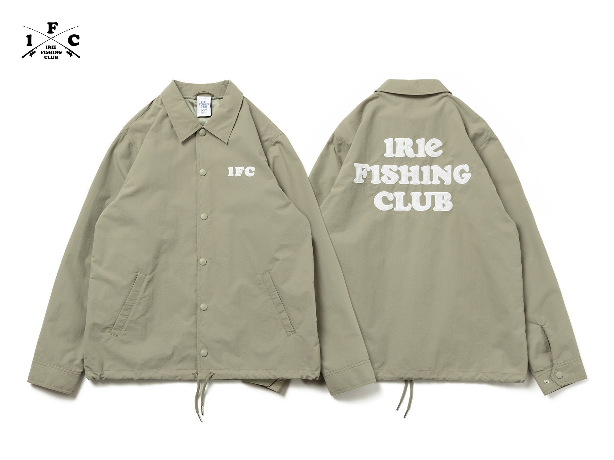 NEW ITEM】-TEXT LOGO COACH JACKET- | IRIE FISHING CLUB