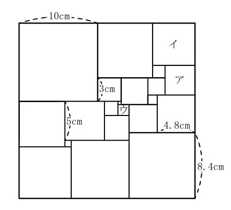 高槻中学校 2021年A日程 大問3（平面図形） | 入江塾 ソフトな中学