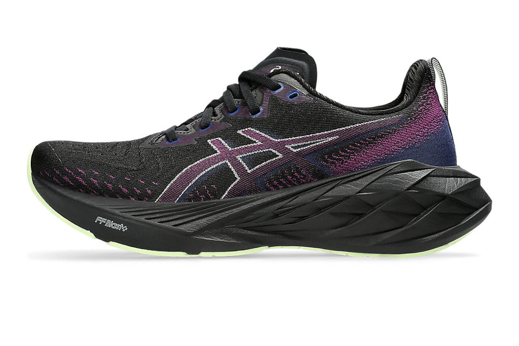 Women's Asics Novablast :Black I Blue Expanse – iRUN Singapore