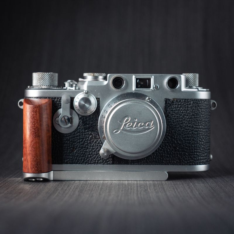 Wood Grip for Leica Barnack 3f/3g 📷 Elevate Your Experience
