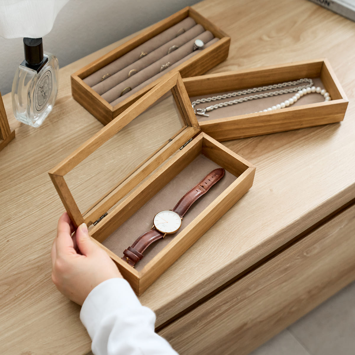 パインミニアクセサリーケース3段 | itomani（いとまに）｜日常の「暇