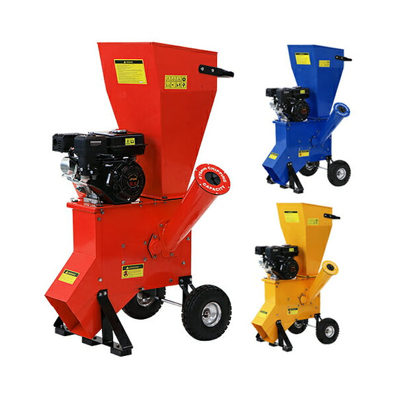 粉砕機 ウッドチッパー ガーデンシュレッダー エンジン式 最大粉砕径約