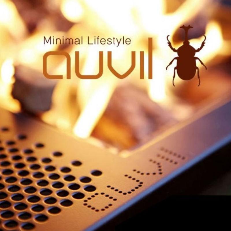 auvil/オーヴィル ガーデンツインテーブル 折れ脚アイアンテーブル 天