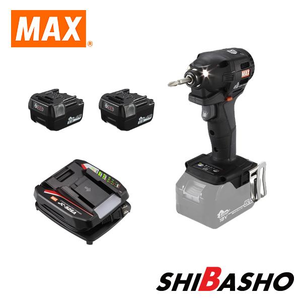 マックス（MAX） 充電式インパクトドライバ PJ-ID153 R赤 K黒 -B2C