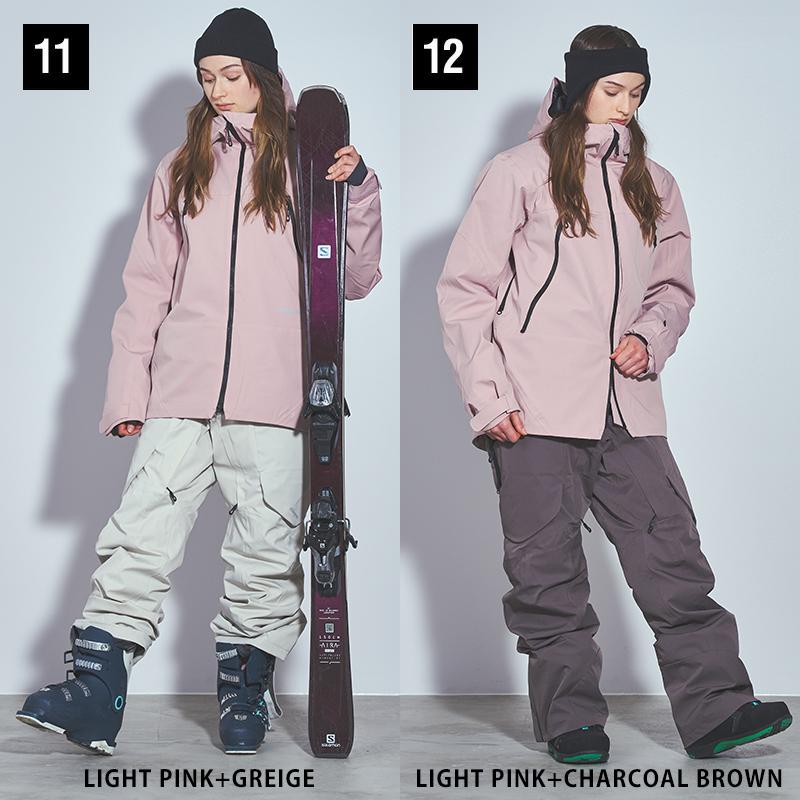 43DEGREES スキーウェア スノーボードウェア レディース 上下 セット