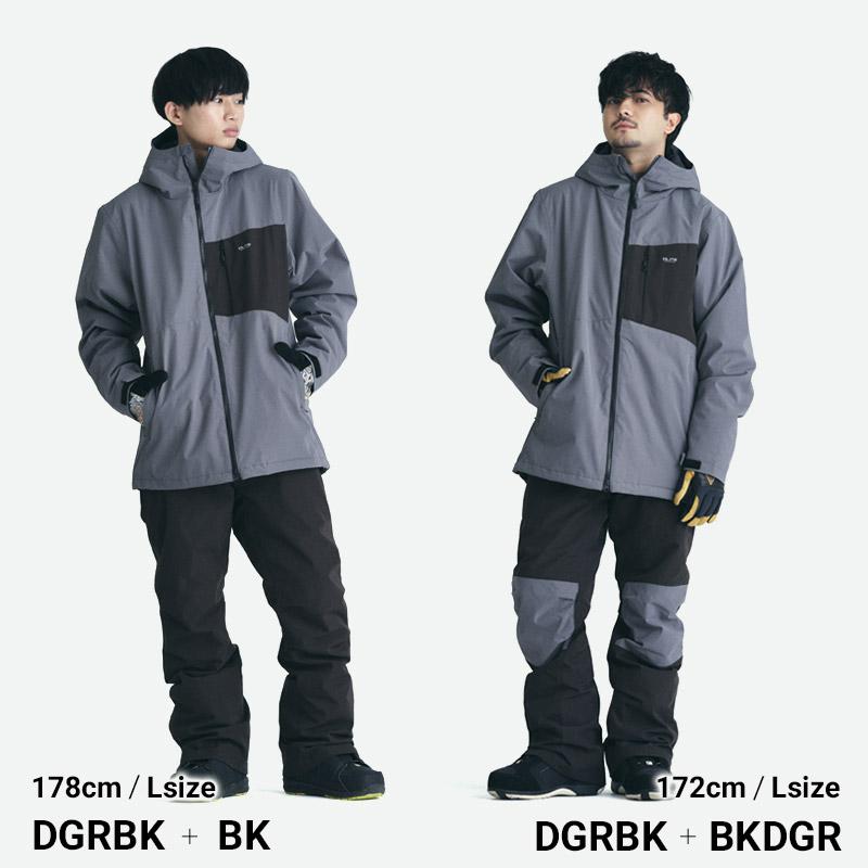 43DEGREES スノーボードウェア スキーウェア メンズ ユニセックス 上下