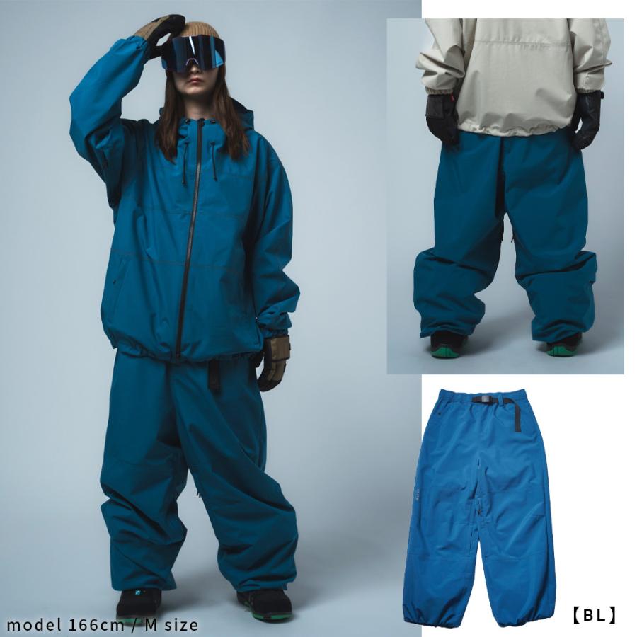 43DEGREES スノーボードウェア メンズ ワイド パンツ スノボウェア