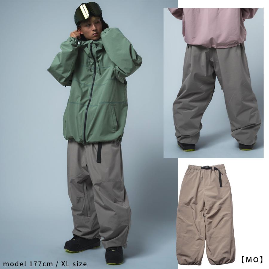 43DEGREES スノーボードウェア メンズ ワイド パンツ スノボウェア