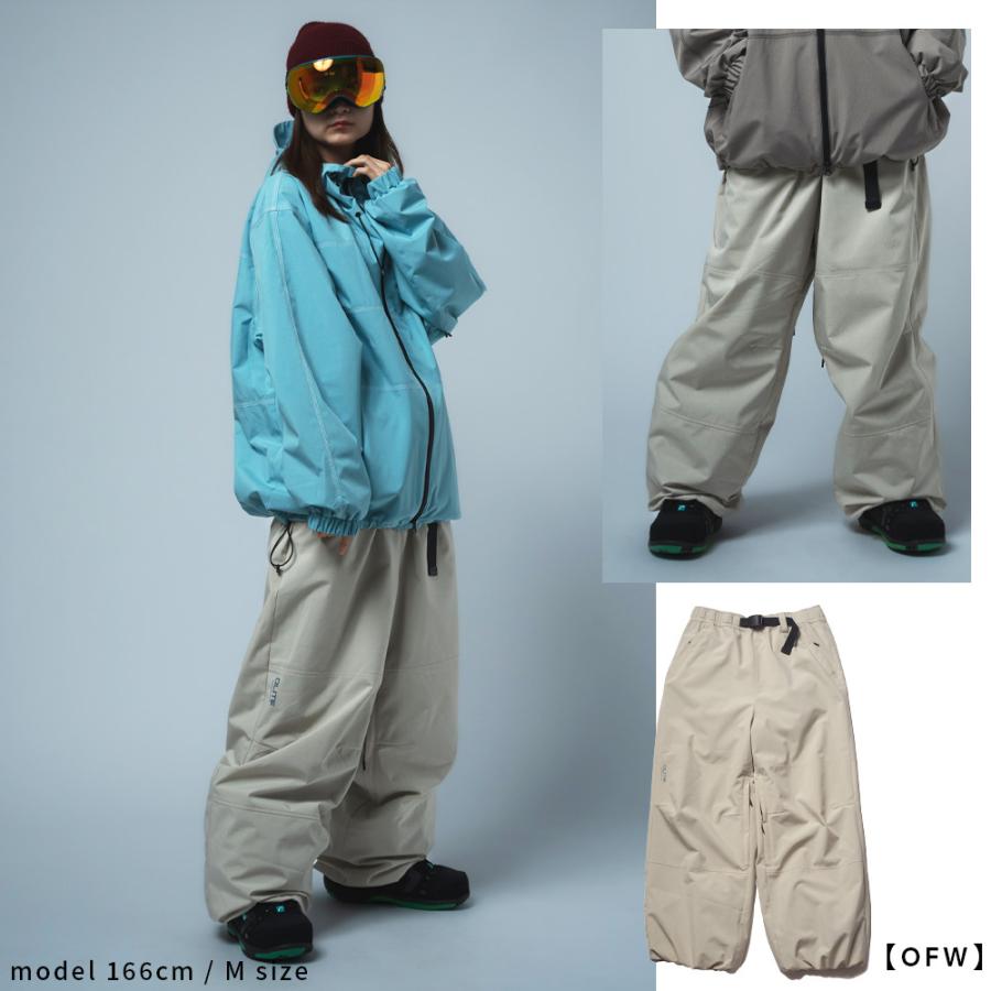 43DEGREES スノーボードウェア メンズ ワイド パンツ スノボウェア