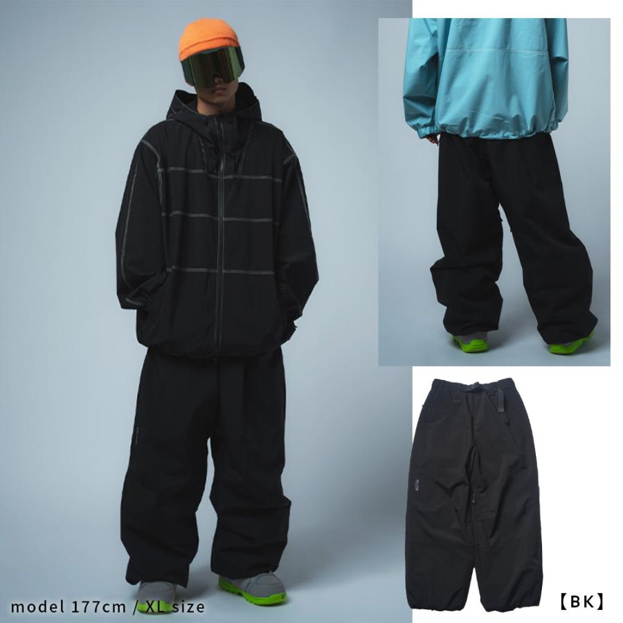 43DEGREES スノーボードウェア メンズ ワイド パンツ スノボウェア