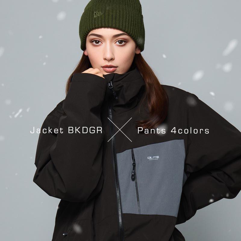 43DEGREES スノーボードウェア レディース 上下セット スノボウェア