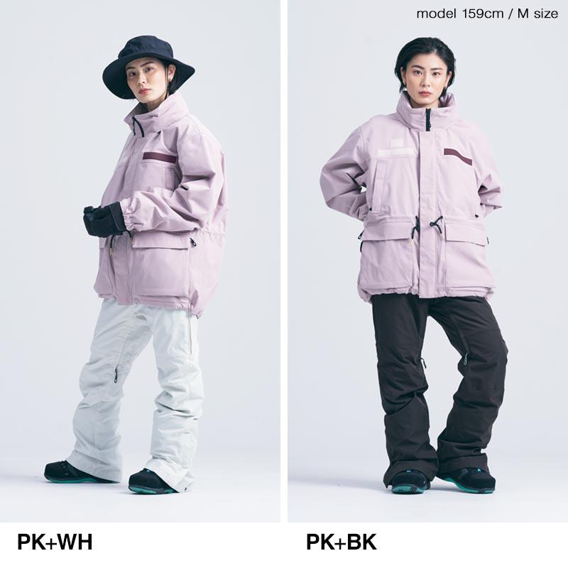 43DEGREES スノーボードウェア レディース 上下セット スキーウェア