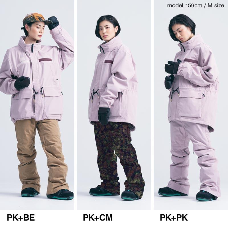 43DEGREES スノーボードウェア レディース 上下セット スキーウェア