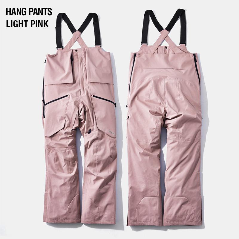 43DEGREES スノーボードウェア スキーウェア メンズ ビブ パンツ 単品