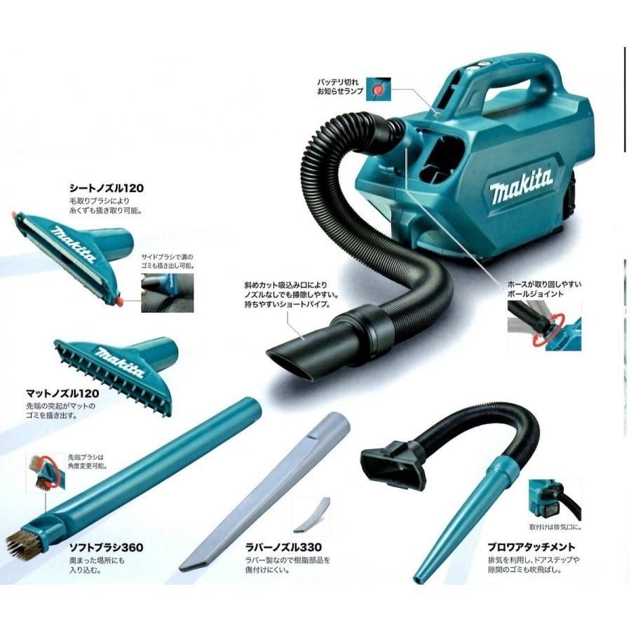 マキタ（makita） CL121DZ 充電式クリーナー 10.8V 1.5Ah <本体のみ
