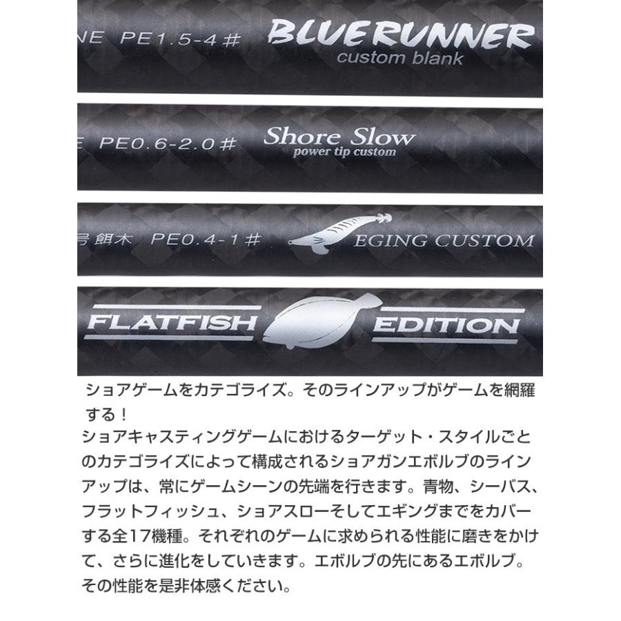 PALMS ショアガン エボルブ SFTGS-96MH・BL 2ピース スピニング ライト