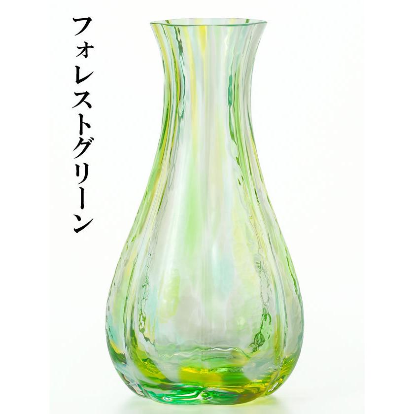 津軽びいどろ 花ひかり 花瓶 花器 ガラス おしゃれ アンティーク