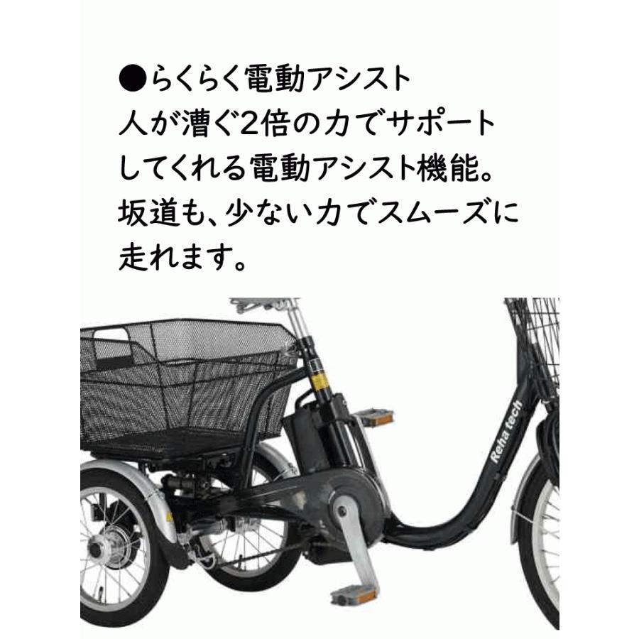 フランスベッド（FRANCEBED） 電動三輪自転車 三輪自転車 高齢者 電動