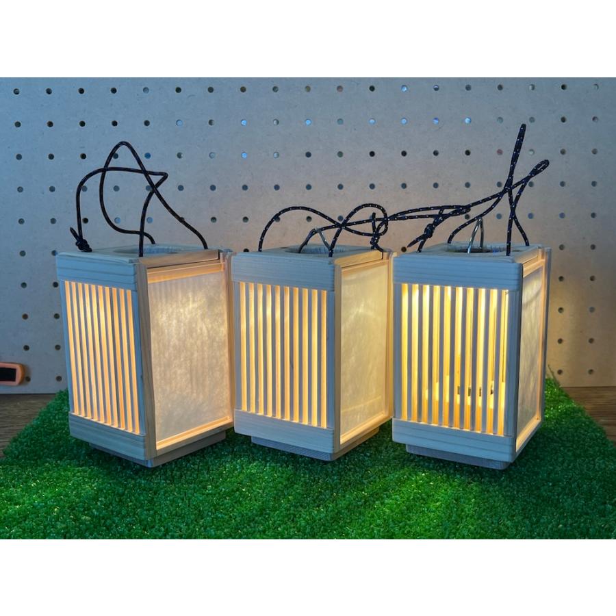 LEDランタンシェード「行灯（あんどん）」 GOALZERO、38灯、JIG用