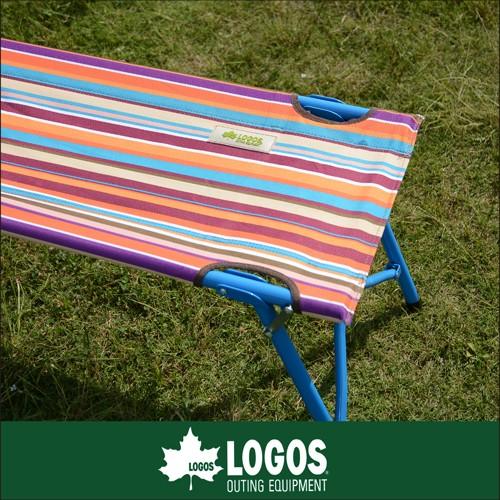 レンタル】オートレッグベンチ4（ストライプ）〔ロゴス〕【レンタル