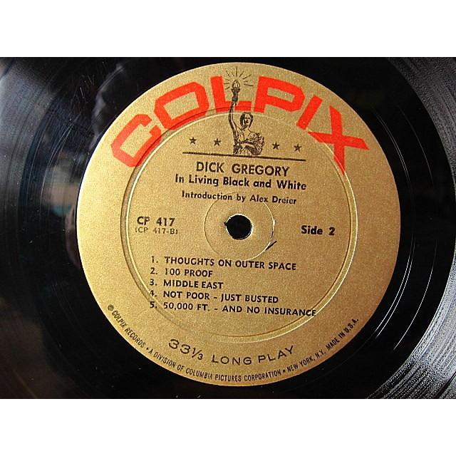 DICK GREGORY☆IN LIVING BLACK & WHITE COLPIX CP 417☆200515t2-rcd