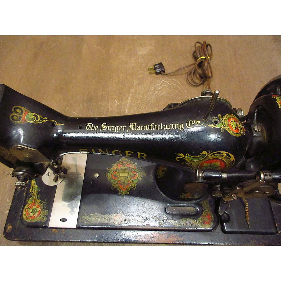ビンテージ20's○SINGERウッドケース付きミシン○220802i8-otclct