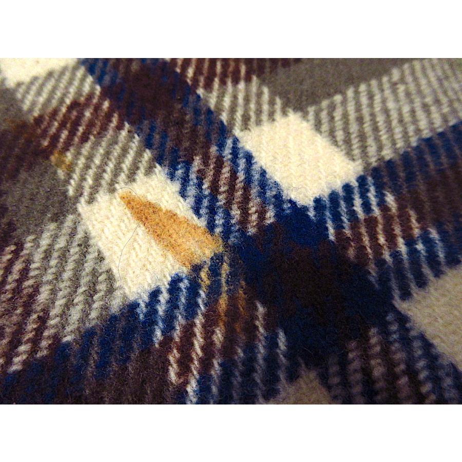 ビンテージ30's○PENDLETONチェックウールブランケットsize約180cm