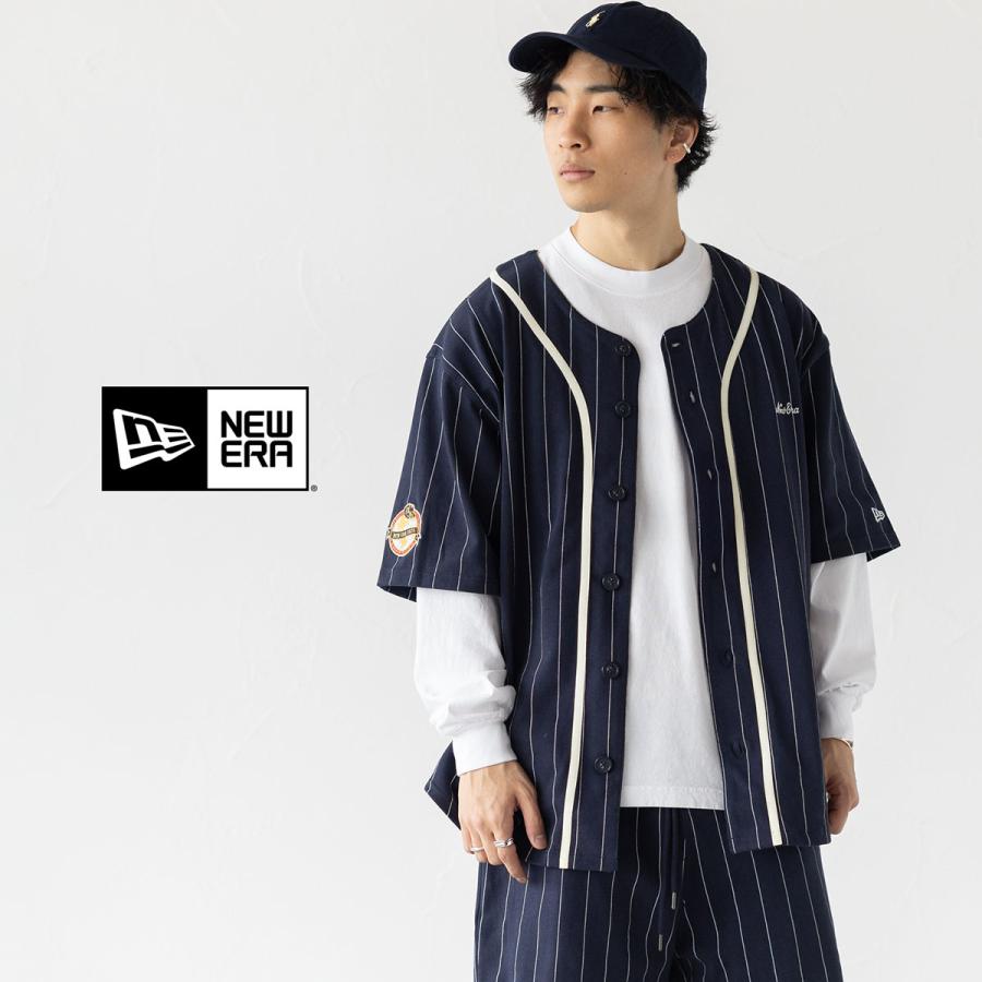 NEW ERA（ニューエラ） ヘビーウェイト コットン ベースボールシャツ