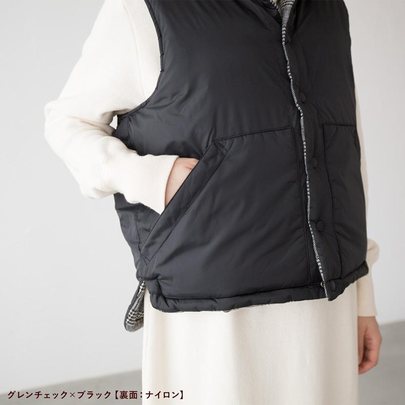 10%OFF】フィデリティ リバーシブル ダウン ベスト FIDELITY