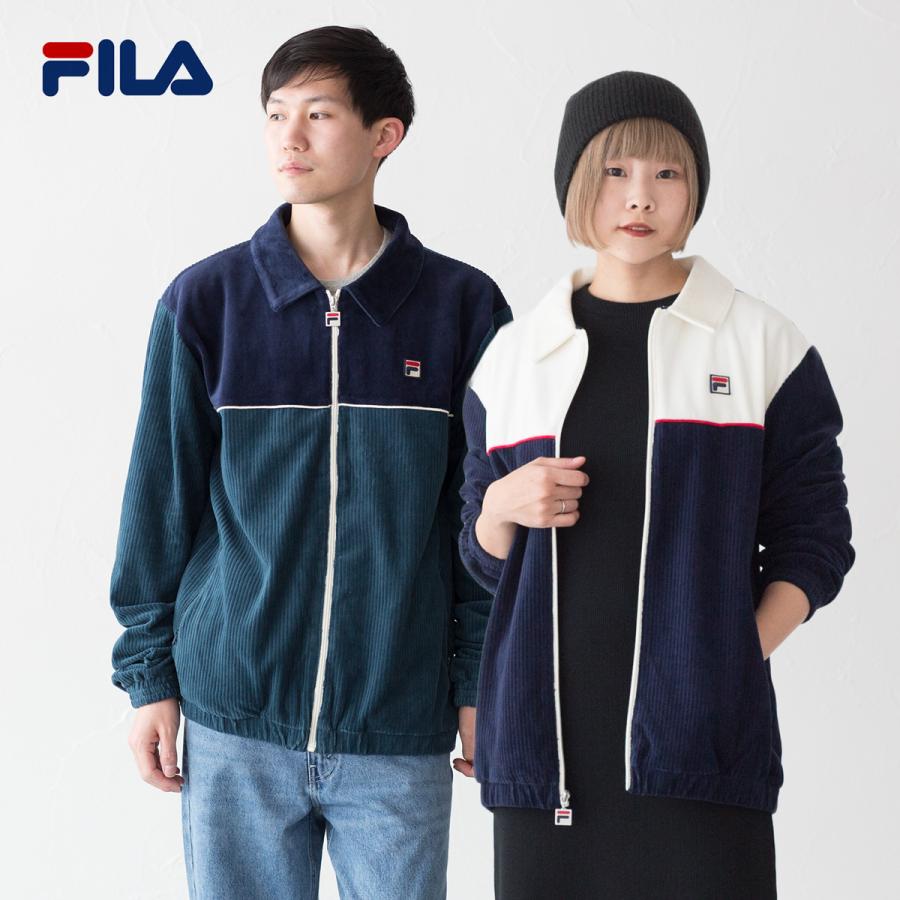 FILA（フィラ） US企画 ジェラルド ベロア ジャケット FILA Gerardos
