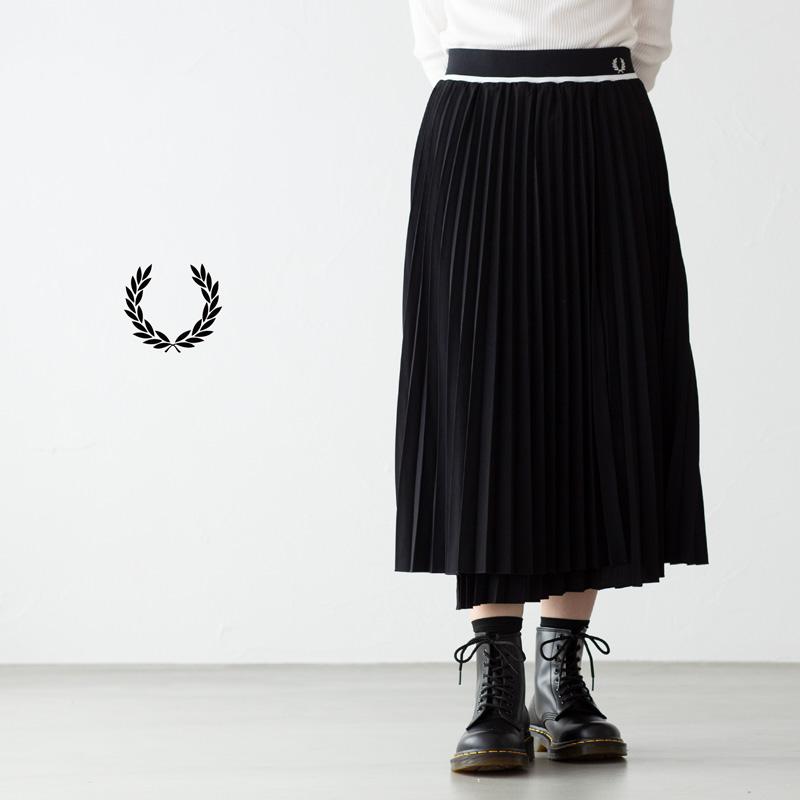 FRED PERRY（フレッドペリー） ラップ プリーツ スカート FRED PERRY