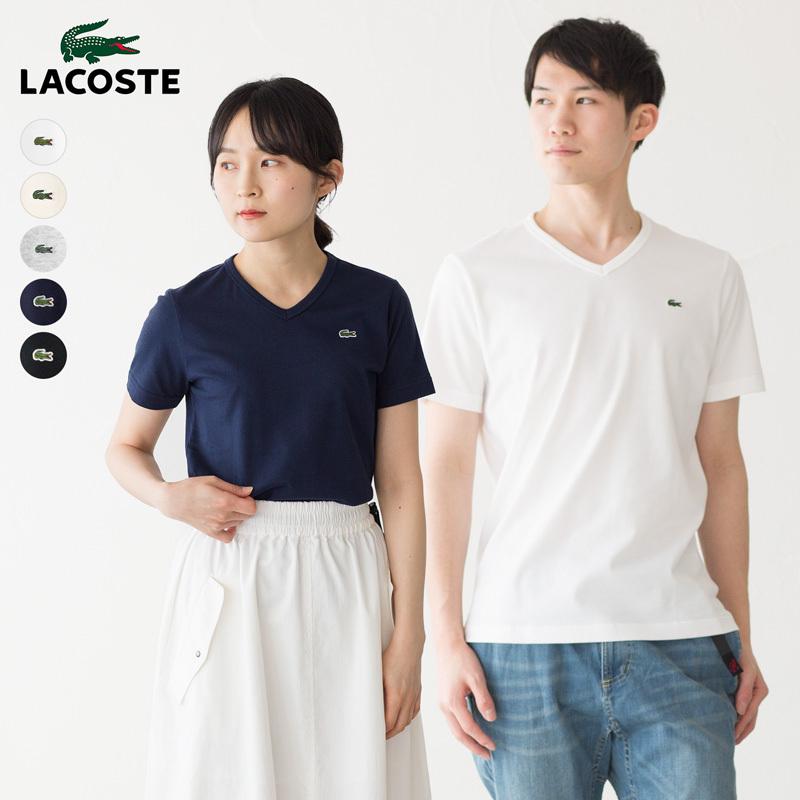 LACOSTE（ラコステ） 製造中止・日本製 半袖 Vネック Tシャツ TH632E