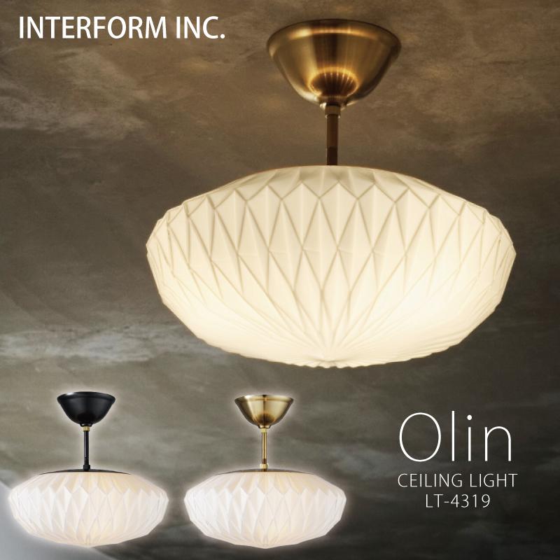 INTERFORM（インターフォルム） 照明 Olin オリーン シーリングライト