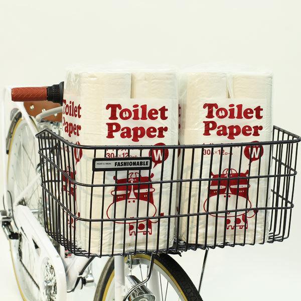 D-54PC デカいんです！デかーご 大型前カゴ でかーご ブラック